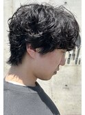 【オシャドロ/京田辺/新田辺】シャドウパーマ/メンズカット