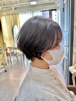 カナモ(Canamo)&nbsp;くびれショート／ショートボブ／アッシュブラウン／髪質改善