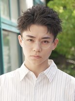 フィフス 原宿(fifth)&nbsp;原宿渋谷スパイキーパーマ刈り上げショートアップバング大人ヘア