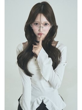 ポプルス(popls) ミディアムレイヤーハッシュカット顔周りレイヤーカット韓国ヘア