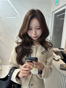 ベージュ/レイヤーカット/ハッシュカット/栄