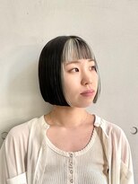 フェイス 石川町 (FACE)&nbsp;フェイスフレーミング×切りっぱなしボブ×ポイントカラー