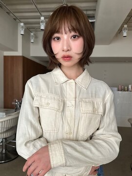 フィルムス 表参道(FILMS) ココアベージュ/黒髪/クラゲヘアー/オリーブグレー/ボブ/表参道