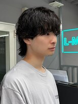 エルマーク 松山(L-MARK) ウルフヘア/メンズ/ウルフカット/スパイラルパーマ/波巻き