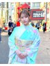 【社交着といえば】訪問着《スタンダード》+着付け+無料ヘアセット+小物