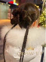 グロウアップビューティー(GLOW UP BEAUTY) 特別な日のヘアセットに/リボンヘアセット