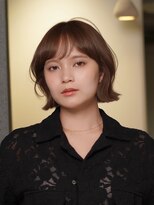 ロッカ 銀座中央通り店(LOCCA)&nbsp;骨格ストレートに似合うくびれボブ/外ハネ