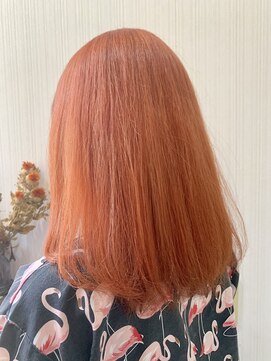 トムキャット(TOM CAT) ブリーチカラー 透明感 外国人風 ハイトーン オレンジ