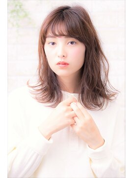 ソア 武蔵小杉(SOAR) 毛先パーマネオウルフ小顔外ハネボブアッシュブラウン