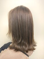 バブルス 所沢店(BUBBLES)&nbsp;外ハネ×オレンジベージュ