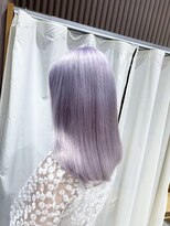 シンシェアサロン 原宿店(Qin shaire salon) RedVelvetアイリーン髪色 K-POPハイトーンヘア ラベンダーカラー