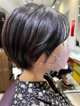 ネオリーブ チッタ 阿佐ヶ谷店(Neolive citta) ハイライトショートボブ