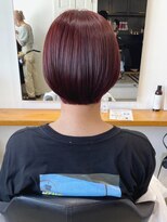 グリーン 渋谷(green)&nbsp;【MIO】チェリーレッド×まるっとボブ