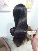 アッシュ 清瀬店(Ash)&nbsp;【髪質改善】ツヤサラブラック系カラー　Ash清瀬 大嶋