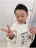 キッズカット×メンズショート
