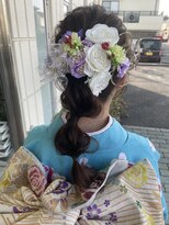 コレロ ヘアー(KORERO hair)&nbsp;ポニーテール×成人式