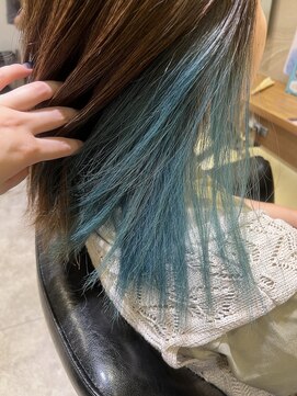 シェル 国分寺(shell) インナーカラー/ブルーカラー/インナーブルー