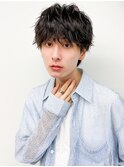 ★小顔メンズ韓国マッシュツイストスパイラル/渋谷メンズ/波巻き