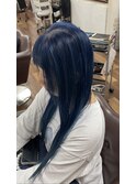 ブルーでルーツバレイヤージュ
