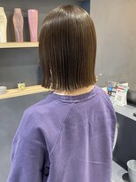 ラミエバイメルト 下北沢(lamie by melt)&nbsp;花田/黒髪/グレーベージュ/レイヤーロング/ボブ/髪質改善