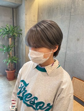 ニカ 溝の口(NICA) シルバーグレー×ハンサムショート【NICA溝の口店】