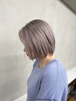 ニコ トウキョウ 渋谷(nico TOKYO) ラベンダーグレージュ/髪質改善/ダブルカラー/ケアブリーチ/ボブ