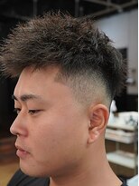 ワンワンオー バーバーショップ 博多店(@110 BARBER SHOP)&nbsp;ツイストフェードスタイル