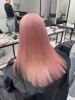 ペレ 栄店(PELE)&nbsp;デザインカラー/レイヤーカット/ウェットヘア/オリーブベージュ