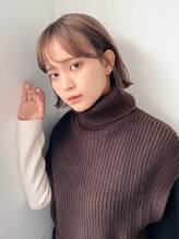 ヴィジョン 梅田店(Vision) 大人可愛い20代30代40代小顔ワンサイドショートボブ丸み前下がり