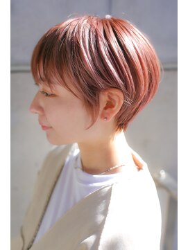 カライングドゥ(ing deux) 大人可愛い20代30代40代黒髪前下がりショートボブ丸みショート◎