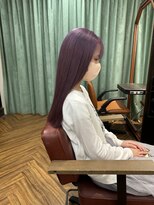 ウニレ バイ センス(unire by sense)&nbsp;【ブリーチ１回】ラベンダーカラーで作る透明感ヘアカラー！