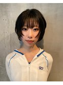【チクロ】レイヤーボブ/ショートレイヤー/黒髪ショート
