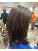 大人綺麗なナチュラル外はねヘア