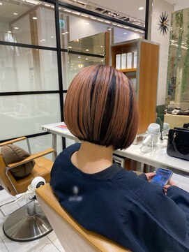 アフィナー 新宿(Afinar) ボブ/アンブレラカラー