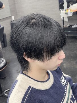 ローグ(ROGUE) 黒髪マッシュウルフ