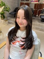 エヌ 大阪梅田店(enu)&nbsp;【大阪梅田】ブルーブラック×韓国風レイヤーカット