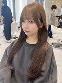 上品可愛い◇縮毛矯正/髪質改善/オリーブベージュカラー