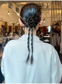 【お呼ばれ】ねじねじアレンジ