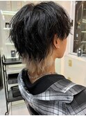 インナーカラー 裾カラー ブリーチカラー デザインカラー 眉毛