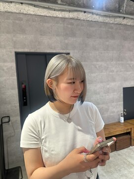 リンドヘアー アンド アイラッシュ(LINDO) ハイトーンカラー×エンドカラー