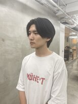 ソーコ 渋谷(SOCO) メンズカットメンズセンターパートニュアンスパーマ渋谷学割