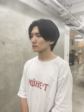 スー 渋谷(suu) メンズカットメンズセンターパートニュアンスパーマ渋谷学割