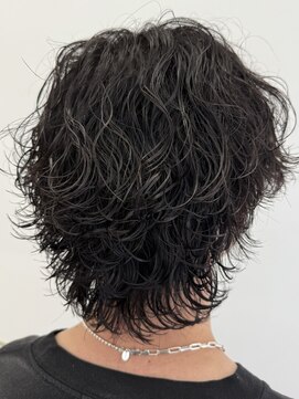 ビカムメンズヘアー 栄店(become men's hair) 絶壁解消ウルフパーマ波巻きツイスパパーマ名古屋栄メンズヘア
