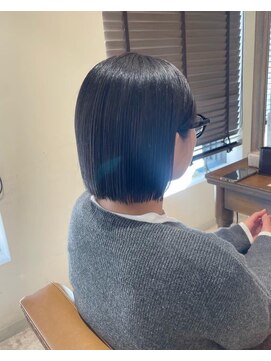 ハイレート ウニクス川越店(Hairate) 【Hairate本川越】韓国風タイトストレートボブ