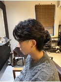 フェザーパーマ ホワイトメッシュ ダウンパーマ 八王子