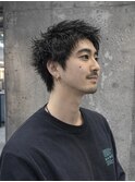 men's/顔周り/ニュアンスパーマ/韓国/スパイキーショート/新宿