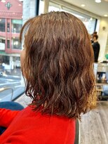 コラソン(corazon)&nbsp;レイヤーボブ、柔らかブラウンカラー