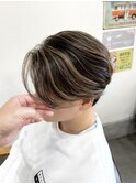 メンズ/メンズハイライト/本八幡/ケアブリーチ/デザインカラー