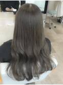 オリーブグレージュ/透明感カラー