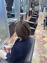 シャンプーボーイ 佐賀(SHAMPOO BOY)&nbsp;とにかく重たく暗くしたくない方向け白髪ぼかしカラースタイル